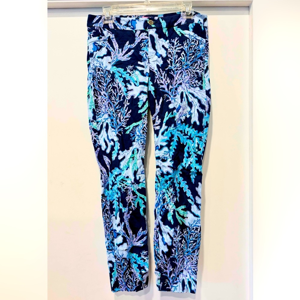 Lilly Pulitzer Kelly skinny ankle pants deep indigo swish
